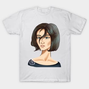 Cute anime japanese girl T-Shirt